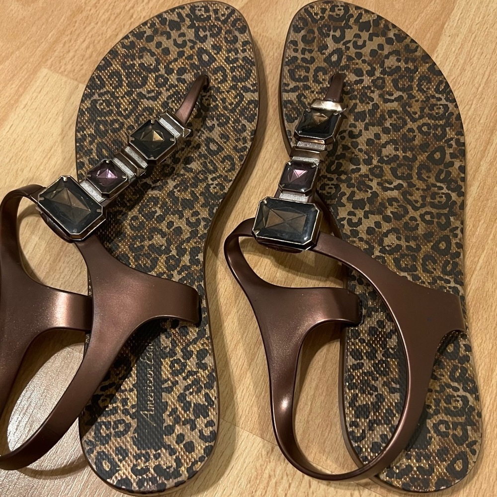 Leopard Print Sandals